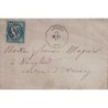 HAUTE SAVOIE - ANNECY - CERES No60 - CONVOYEUR STATION AN.AIX - VERSO STATION RUMILLY - 19-5-1875.