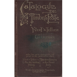 CATALOGUE DE TIMBRES POSTE - MONDE - YVERT ET TELLIER CHAMPION - 1927..