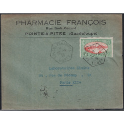 GUADELOUPE - COLON A BORDEAUX L.D.N°3 - 10-4-1935 - LETTRE POUR LA FRANCE.