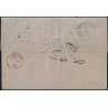 GARD - NIMES - CERES - LETTRE POUR LONDRES TAXE 25 MANUSCRITE - LE 21-1-1876.