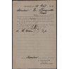 EGYPTE - ALEXANDRIE - TYPE BLANC - N°23 SEUL SUR BULLETIN DE COMMANDE DE LIBRAIRIE POUR PARIS LE 16-4-1910.