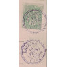 TURQUIE - DEDEAGH - CACHET TYPE 25 VIOLET DU 14-2-1905 POUR L'ALLEMAGNE.