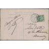 TURQUIE - TREBIZONDE - TYPE BLANC LEVANT SUR CARTE POSTALE POUR MARSEILLE LE 25-9-1913.