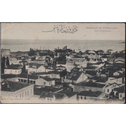 TURQUIE - TREBIZONDE - TYPE BLANC LEVANT SUR CARTE POSTALE POUR MARSEILLE LE 25-9-1913.