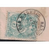 TURQUIE - CORR.D.ARMEES - BEYROUTH - TYPE BLANC LEVANT DU 22-4-1907 SUR CARTE POUR PARIS.