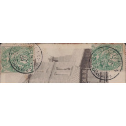 CHINE - CHEFOU-CHINE POSTE FRANCAISE - CARTE POSTALE POUR LA FRANCE LE 28-7-1906.