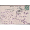 ALGERIE - AUMALE - BM RECTANGLE - TYPE BLANC POUR LA BLIDA ALGERIE DU 5-11-1907.