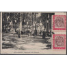 TYPE BLANC - N°108 SUR 2 PORTES TIMBRES - DIEU-PROTEGE-LA FRANCE - CARTE POSTALE DE ARC EN BARROIS - HAUTE MARNE.