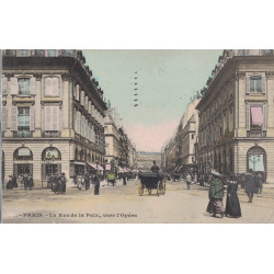 PARIS - 7 LIGNES ONDULEES AVEC RF ET LETTRE D - PARIS DEPART - SUR 5c TYPE BLANC DU 21-11-1904.