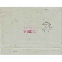 HERAULT - BEDARIEUX - SAGE - N°90 SUR ENVELOPPE ILLUSTREE IMPRIMERIE MITHOGRAPHIE B.ARNAUD.