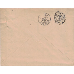 PARIS - SAGE - N°90 SUR ENVELOPPE ILLUSTREE Vve. Hte. GERAULT & FILS USINE A VAPEUR IMPRIMERIE LITHOGRAPHIE