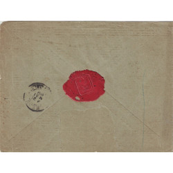 EURE - NOTRE DAME DU VAUDREUIL - SAGE - N°94+101 SUR ENVELOPPE ILLUSTREE TIMBRES & ALBUMS POUR COLLECTIONS P.HALGATTE