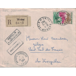 SEINE ET OISE - SEVRAN - LETTRE RECOMMANDEE POUR ST PAUL DES FRANCAIS ILES KERGUELEN - 13-4-1963.