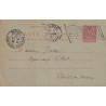 PARIS - DEPART - DRAPEAU RF - LE 4 AVRIL 1902 SUR ENTIER POSTAL 10c MOUCHON.