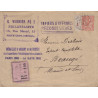 SEINE INFERIEURE - ROUEN - 15c MOUCHON - PAPIERS D'AFFAIRES RECOMMANDES DU 25-2-1902.