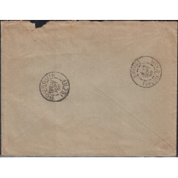 TURQUIE - RHODES - SAGE AVEC SURCHARGE LEVANT SUR LETTRE POUR LA FRANCE LE 11 SEPTEMBRE 1898.