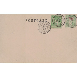 CHINE - SAGE - TRESOR ET POSTES AUX ARMEES. 5 CHINE 5 - LE 20 AVRIL 1901 - MIXTE SAGE CHINE ET METROPOLE - NON CIRCULEE.