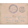 CHINE - TIEN-TSIN - MOUCHON CHINE SUR LETTRE POUR LA FRANCE - GRIFFE VIA SIBERIE - CORRESces D'ARMEES.