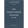 LES TARIFS POSTAUX FRANCAIS - 1627-1969 BRUN & FILS / RARE