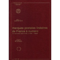 MARQUES POSTALE LINEAIRES DE FRANCE A NUMERO - ARMAND MATHIEU - NICE 1989