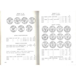 CATALOGUE DES OBLITERATIONS DE PARIS SUR TIMBRES AU TYPE SAGE 1876-1900 - D.C.HOOGERDIJK - 1973.