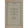 PARIS - CATALOGUE DES ETOILES DE PARIS - ANDRE ROCHETTE - 1950.
