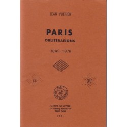 PARIS - OBLITERATIONS 1849 - 1876 -  JEAN POTHION.