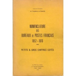 NOMENCLATURE DES BUREAUX DE POSTES FRANCAIS-PC ET GC - VINCENT POTHION - 1988.