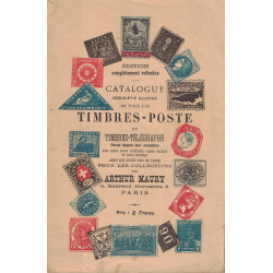 CATALOGUE - TIMBRES-POSTE - 38ème EDITION DE LA CREATION A 1897- ARTHUR MAURY.