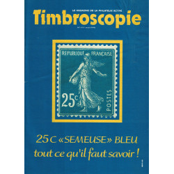 25c SEMEUSE BLEU - TOUT CE QU'IL FAUT SAVOIR ! - TIMBROSCOPIE SUPPLEMENT - 1998.