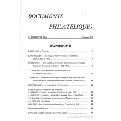 DOCUMENTS PHILATELIQUES - No179 - 2004.