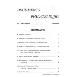 DOCUMENTS PHILATELIQUES - No180 - 2004.