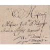 LOIRE - ST ETIENNE - DEB.DE ST ETIENNE - MANUSCRIT - VERSO DE LETTRE DE PARIS POUR ST ETIENNE (EN TINEE) PAR MONACO.