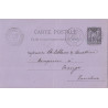 VAUCLUSE - CHATEAUNEUF-CALCERNIER (ANCIEN NOM DE CHATEAUNEUF DU PAPE) - ENTIER POSTAL SAGE 10c.