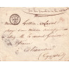 CALVADOS - LISIEUX - LETTRE PAR PAQUEBOT DE LA MEDITERRANEE POUR LOTTIN DELAVAL EXPLORATEUR ET ARCHEOLOGUE A ALEXANDRIE.