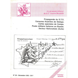 CLUB MARCOPHILE - PROPAGANDE DU S.T.O - CENSURES ILLUSTREES DE STALAGS - N°28.