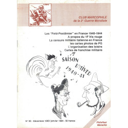 CLUB MARCOPHILE - LES FELD-POSTAMTER EN FRANCE 1940-1944 - N°32.