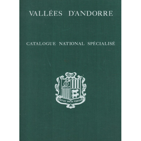 VALLEES D'ANDORE - CATALOGUE NATIONAL SPECIALISE - PHILANDORRE -1978