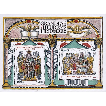 F4943 - LES GRANDES HEURES DE L'HISTOIRE DE FRANCE - CHARLEMAGNE.