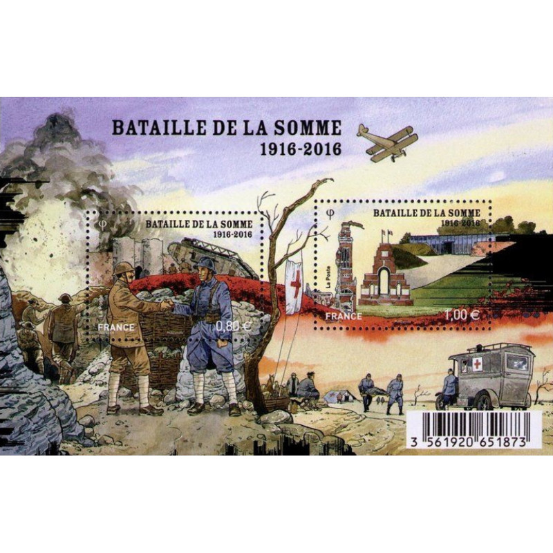 F5075 - CENTENAIRE DE LA BATAILLE DE LA SOMME.