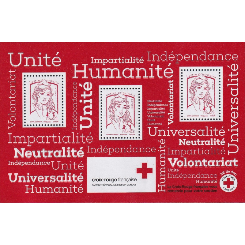 BLOC FEUILLET No0139 - CROIX ROUGE FRANCAISE.