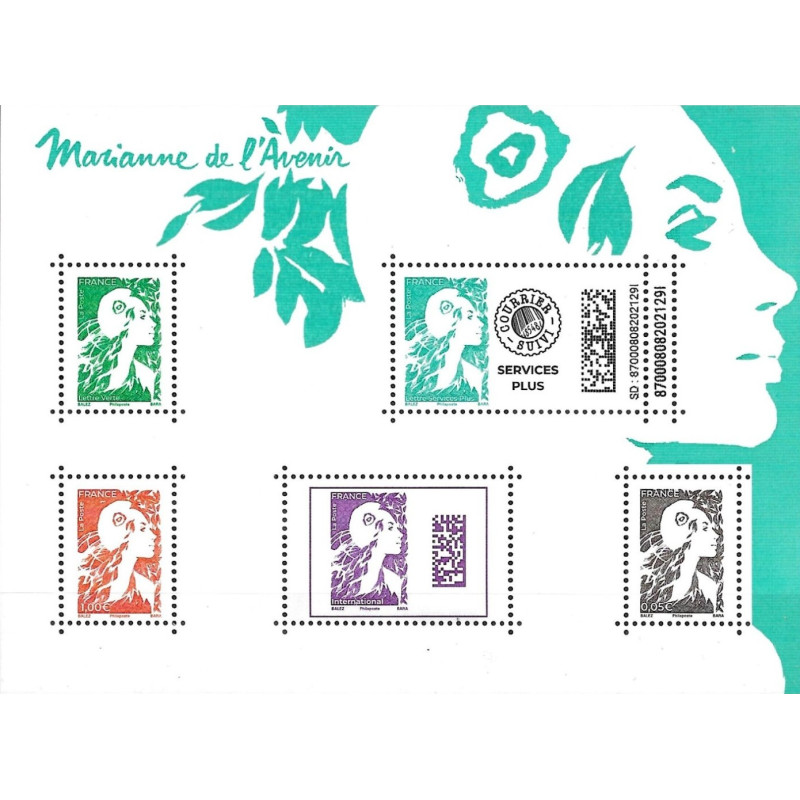 BLOC FEUILLET No0156 - MARIANNE DE L'AVENIR.
