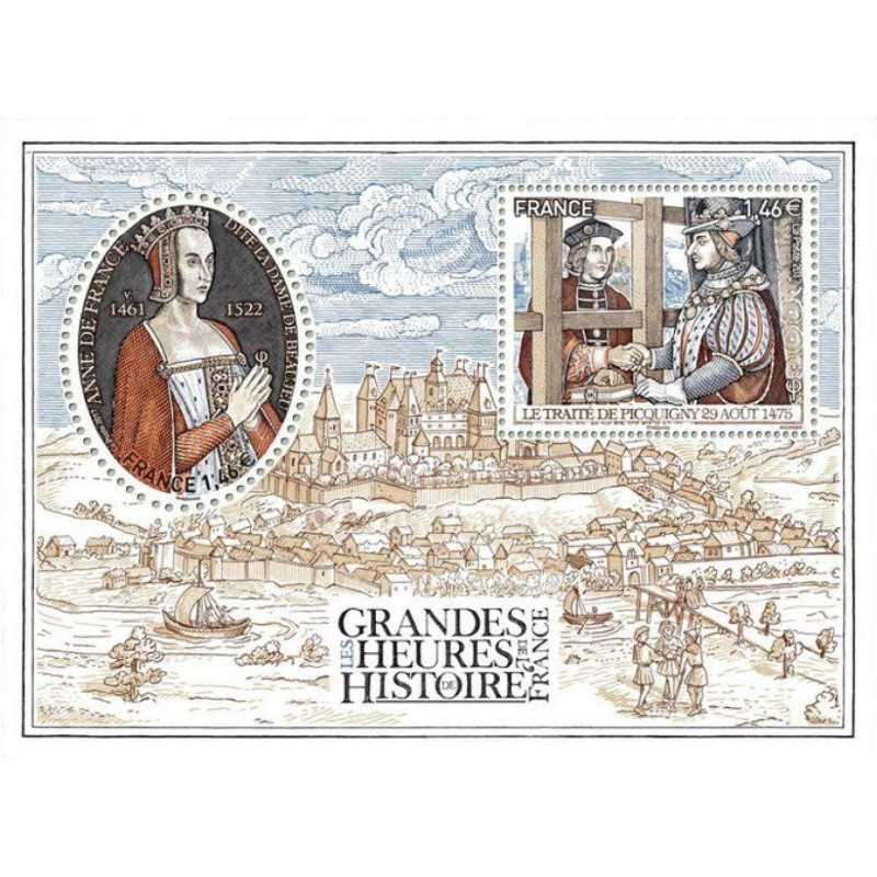 F5161 - LES GRANDES HEURES DE L'HISTOIRE DE FRANCE - TRAITE DE PICQUIGNY.