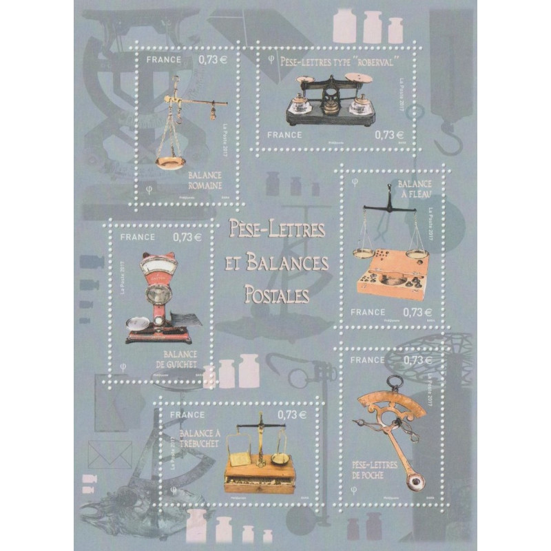 F5191 - PESES LETTRES ET BALANCES POSTALES.