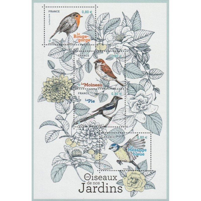 F5239 - SERIE NATURE - OISEAUX DE NOS JARDINS.