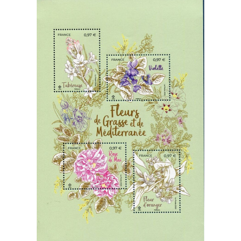 F5400 - SERIE NATURE - FLEURS DE GRASSE ET DE MEDITERRANEE.
