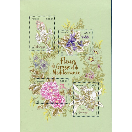 F5400 - SERIE NATURE - FLEURS DE GRASSE ET DE MEDITERRANEE.