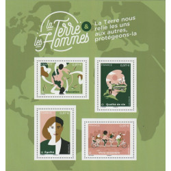 F5424 - LA TERRE ET LES HOMMES - VIVRE ENSEMBLE.
