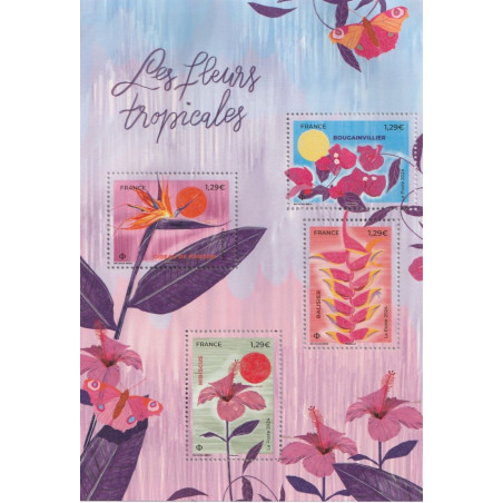 F5750 - SERIE NATURE - FLEURS TROPICALES.