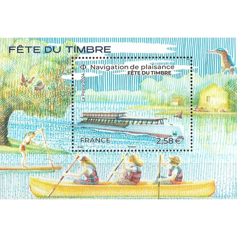 F5758 - FETE DU TIMBRE 2024 - NAVIGATION DE PLAISANCE.